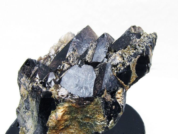 山東省産 モリオン 純天然 黒水晶 クラスター [t728-2284] 3枚目