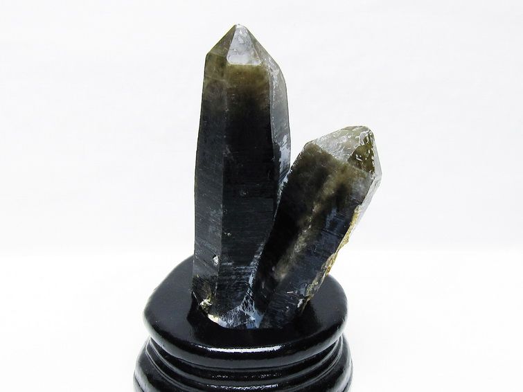 山東省産 モリオン 純天然 黒水晶 クラスター [t728-2293]