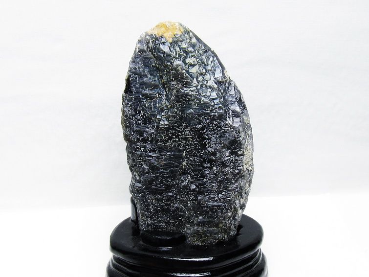 1.2Kg 山東省産 モリオン 純天然 黒水晶 原石[T728-2302] 1枚目