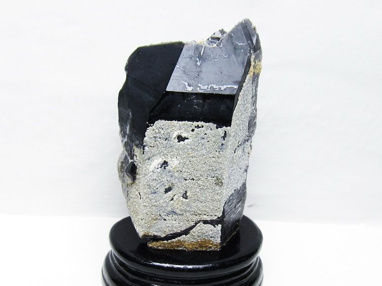 山東省産 モリオン 純天然 黒水晶 原石 [t728-2304] 1枚目