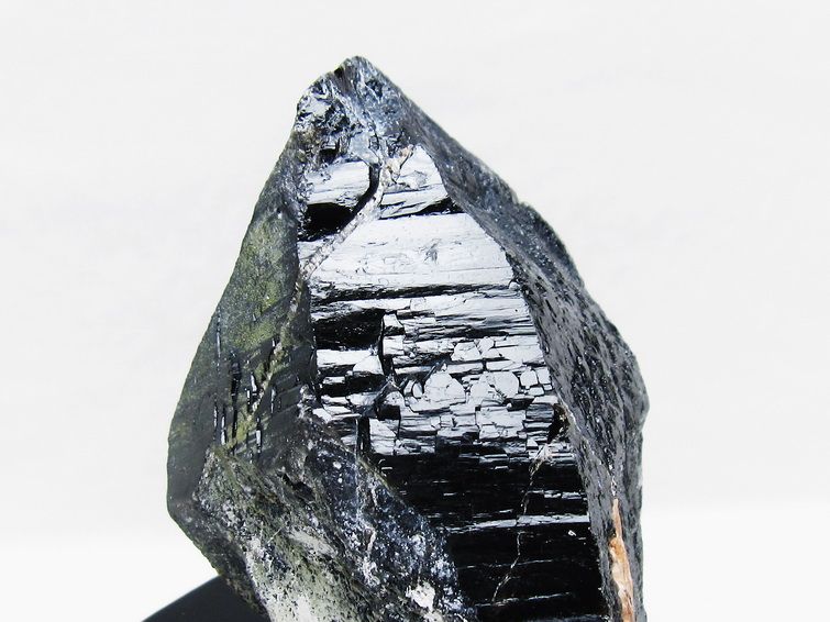 1.1Kg 山東省産 モリオン 純天然 黒水晶 原石[T728-2325] 3枚目