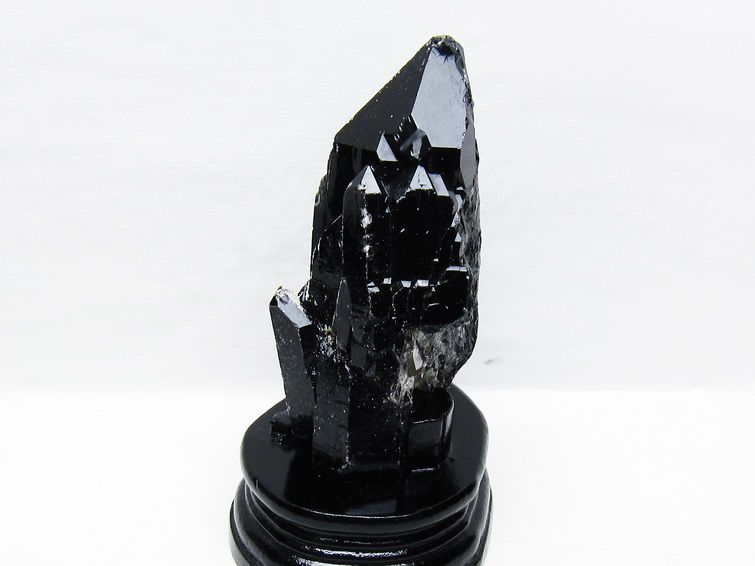 山東省産 モリオン 純天然 黒水晶 原石 [t728-2346] 1枚目