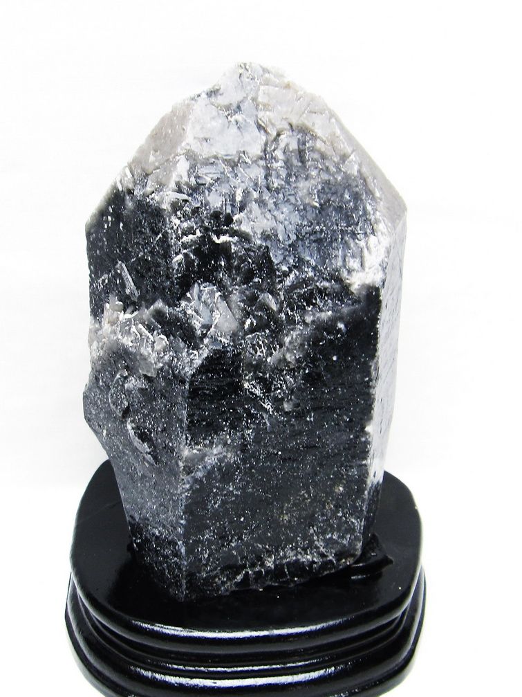 2.2Kg 山東省産 モリオン 純天然 黒水晶 原石 [t728-2362] 1枚目