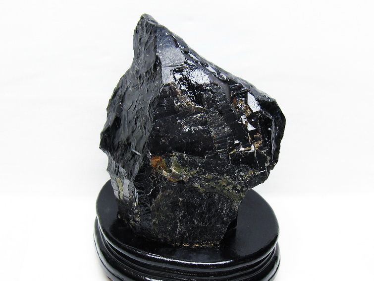 2.2Kg 山東省産 モリオン 純天然 黒水晶 原石 [t728-2372]