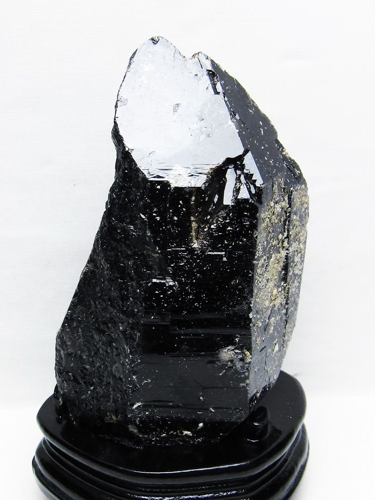 2.2Kg 山東省産 モリオン 純天然 黒水晶 原石[T728-2382] 1枚目