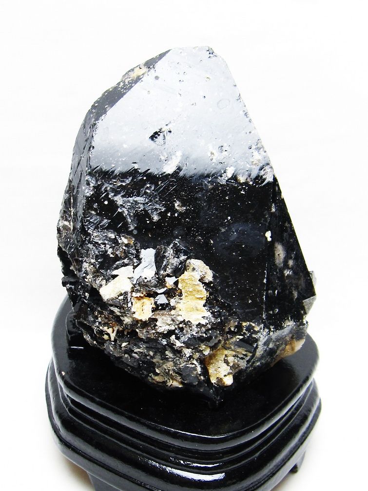 2.3Kg 山東省産 モリオン 純天然 黒水晶 原石[T728-2383] 1枚目