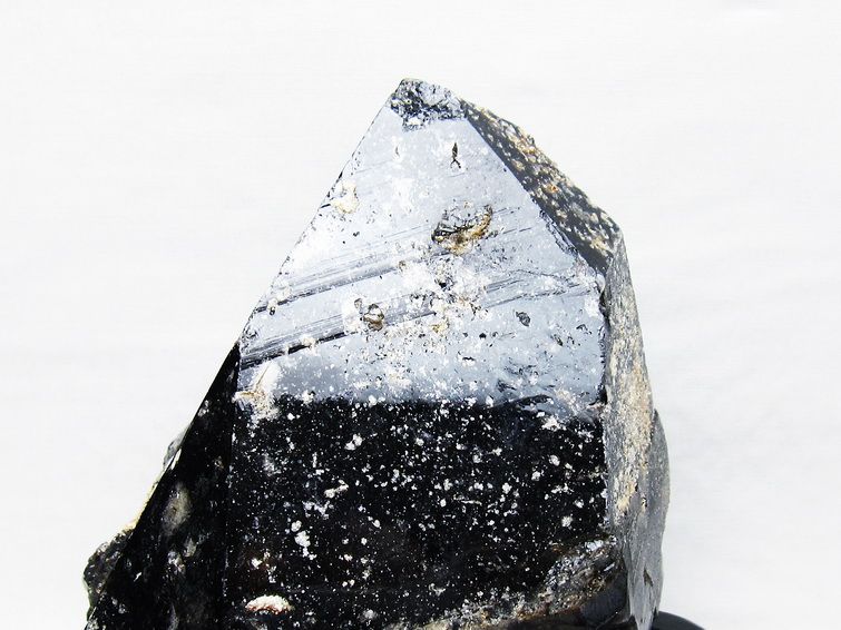 2.3Kg 山東省産 モリオン 純天然 黒水晶 原石[T728-2383] 3枚目