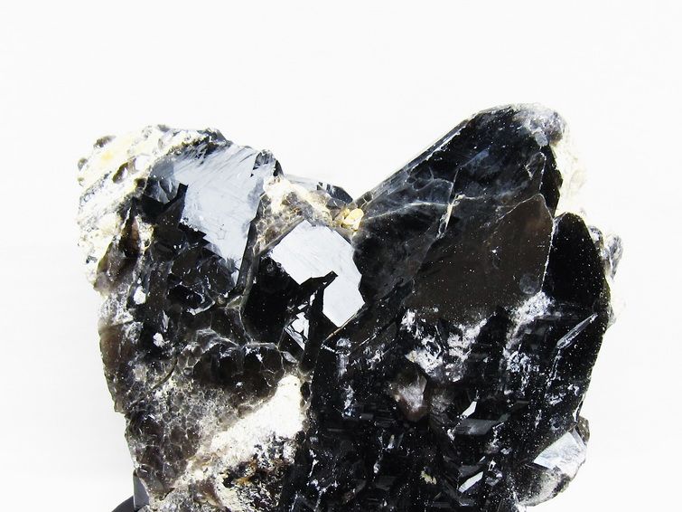 2.1Kg 山東省産 モリオン 純天然 黒水晶 原石 [t728-2387] 3枚目