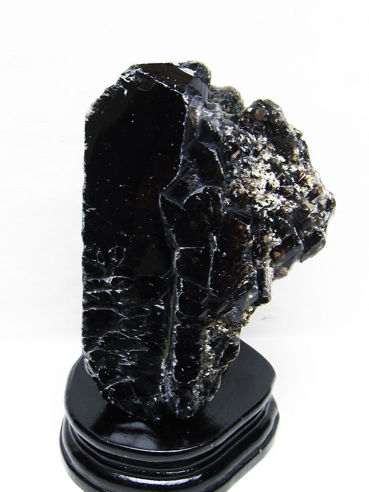 1.8Kg 山東省産 モリオン 純天然 黒水晶 原石 [t728-2392] 1枚目