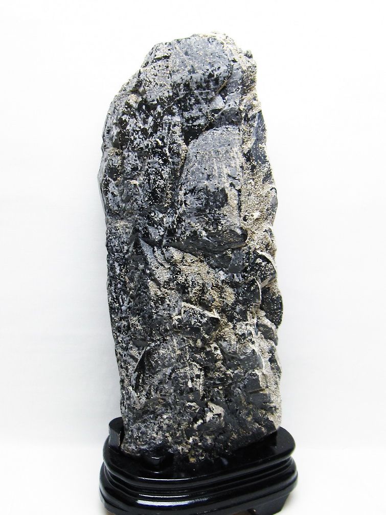 3.9Kg 山東省産 モリオン 純天然 黒水晶 原石 [t728-2397]