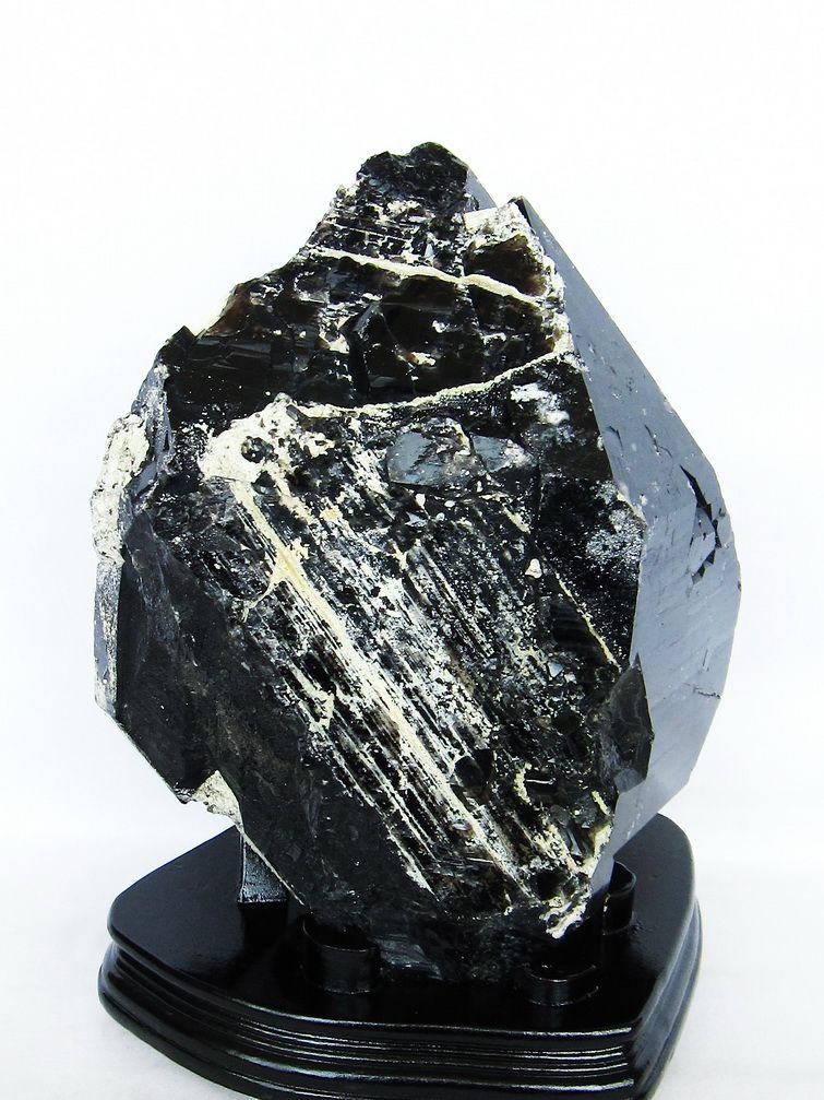 12.6Kg 山東省産 モリオン 純天然 黒水晶 原石[T728-2428] 1枚目