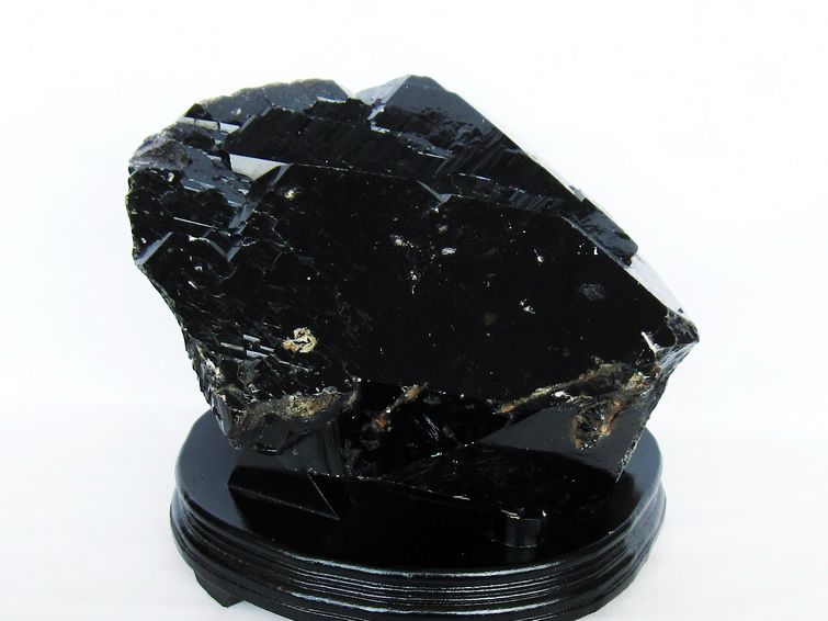 15Kg 山東省産 モリオン 純天然 黒水晶 原石 同梱不可 [t728-2429] 1枚目