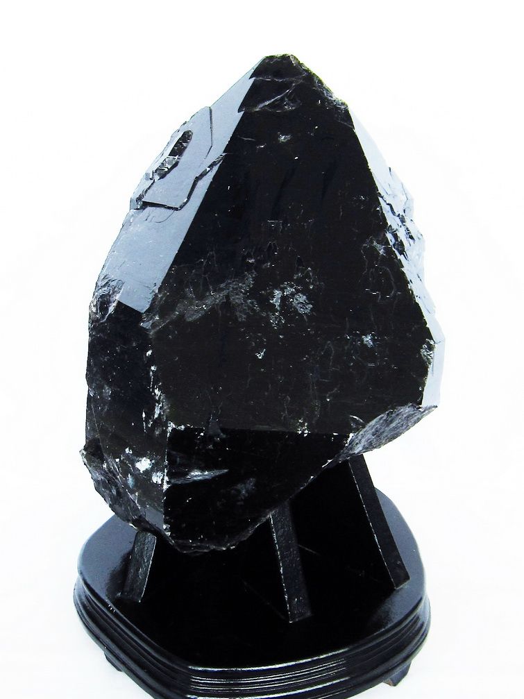 29.5Kg 山東省産 モリオン 純天然 黒水晶 原石 同梱不可[T728-2431] 1枚目