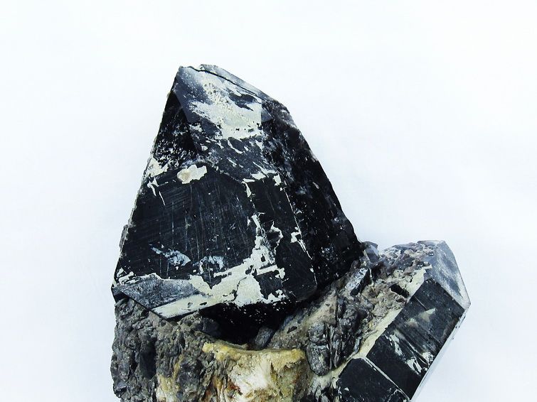 12.9Kg 山東省産 モリオン 純天然 黒水晶 原石 同梱不可 [t728-2434]