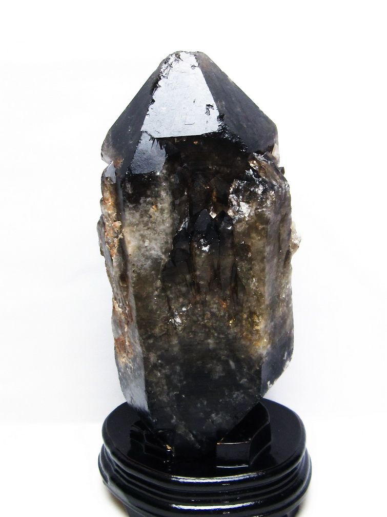 5.8Kg モリオン 純天然 黒水晶 カテドラルライブラリー 水晶 原石[T735