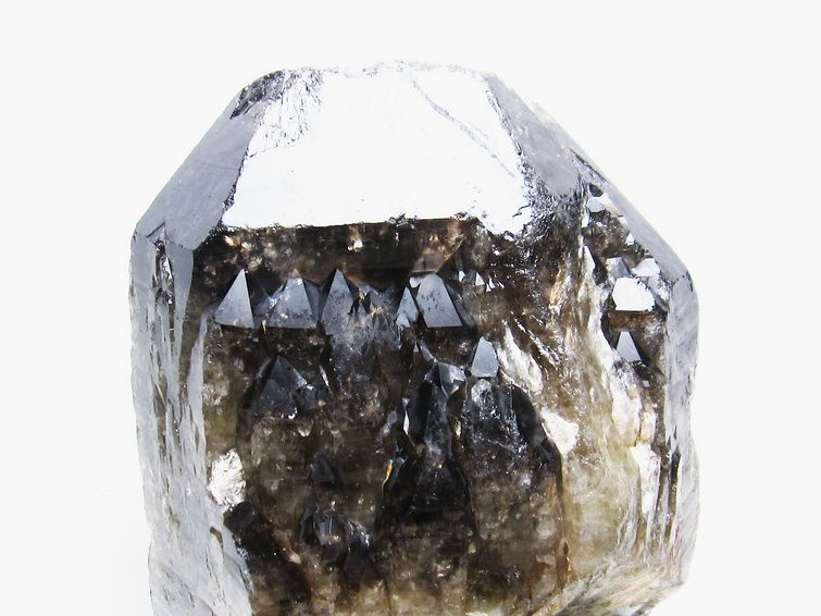 11.6Kg モリオン 純天然 黒水晶 カテドラルライブラリー 水晶 原石[T735-3732] 2枚目