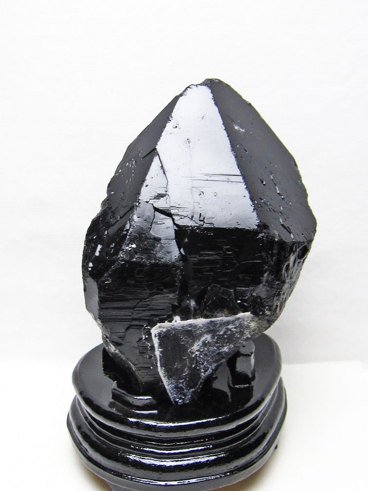 1.8Kg モリオン 純天然 黒水晶 原石 [t735-4058] 1枚目