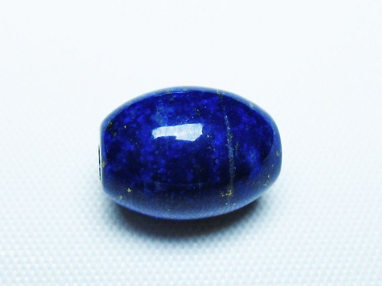 ラピスラズリ 円柱形 ビーズ[T74-3559] 2枚目