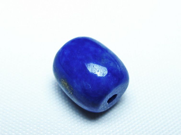 ラピスラズリ バレル型 ビーズ [t74-3622] 3枚目