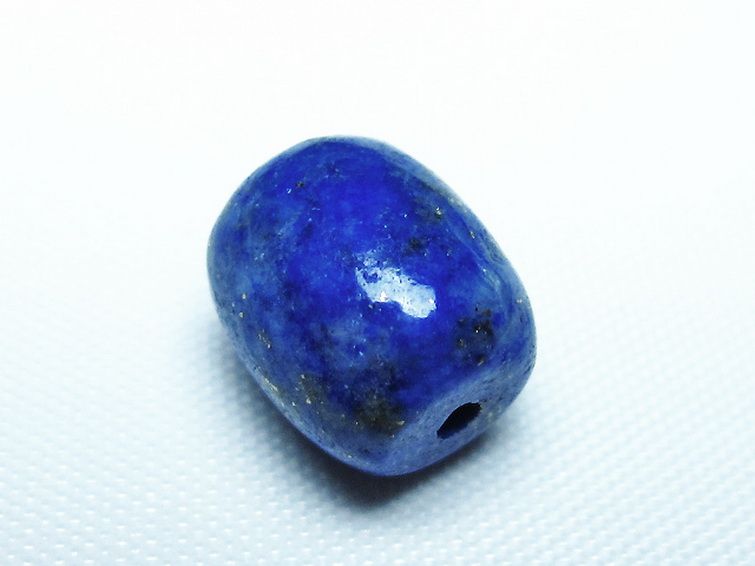 ラピスラズリ バレル型 ビーズ [t74-3625] 3枚目