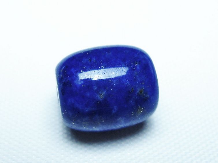 ラピスラズリ バレル型 ビーズ [t74-3627] 2枚目