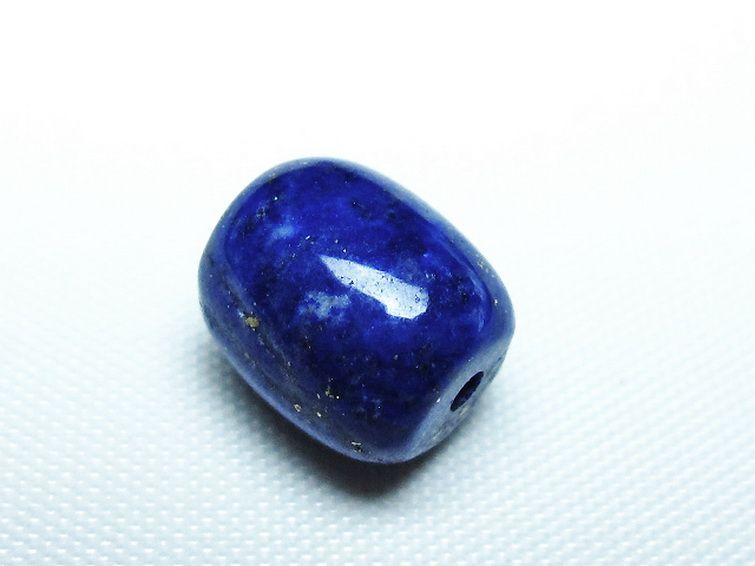 ラピスラズリ バレル型 ビーズ [t74-3640] 3枚目