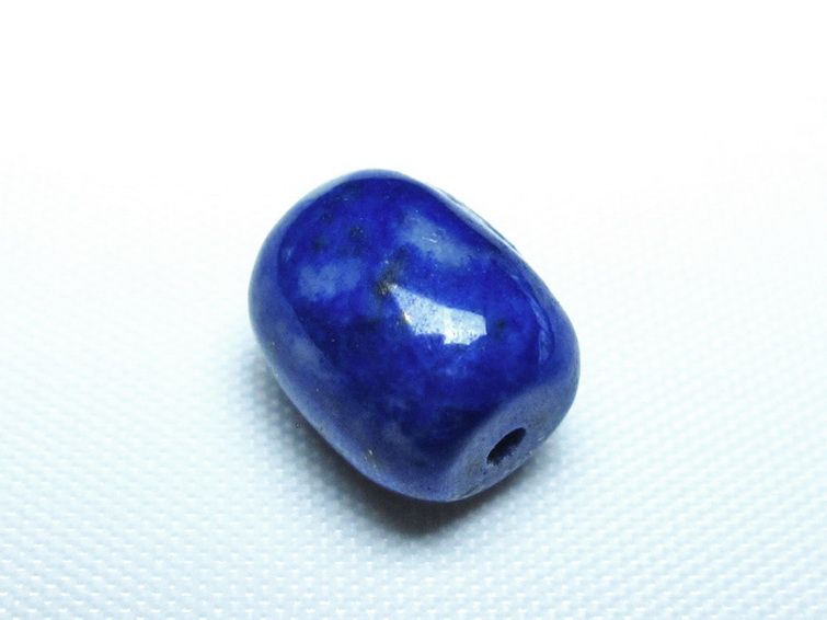 ラピスラズリ バレル型 ビーズ [t74-3663] 3枚目