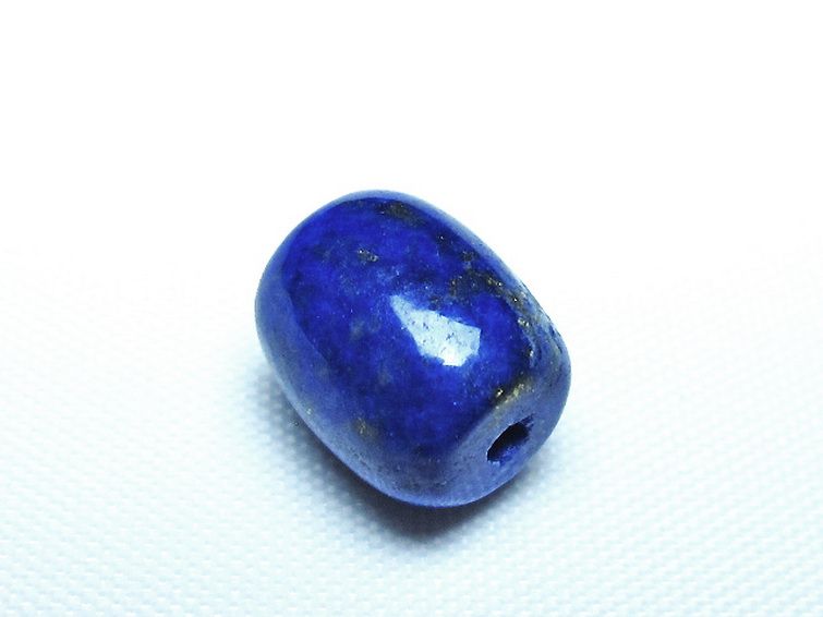 ラピスラズリ バレル型 ビーズ [t74-3671] 3枚目