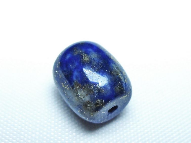 ラピスラズリ バレル型 ビーズ [t74-3678] 3枚目