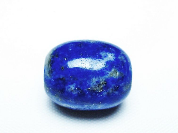ラピスラズリ バレル型 ビーズ [t74-3706] 2枚目