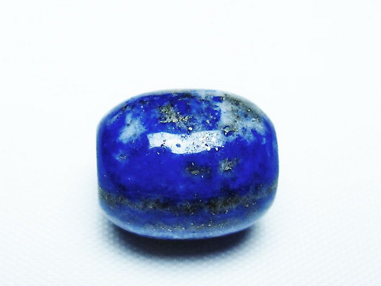 ラピスラズリ バレル型 ビーズ [t74-3710] 2枚目