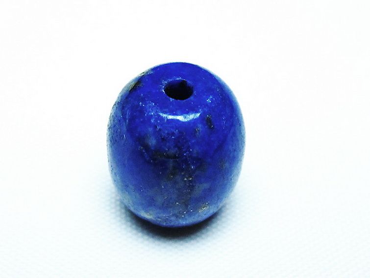 ラピスラズリ バレル型 ビーズ [t74-3718] 1枚目