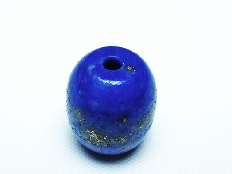 ラピスラズリ バレル型 ビーズ [t74-3719] 1枚目