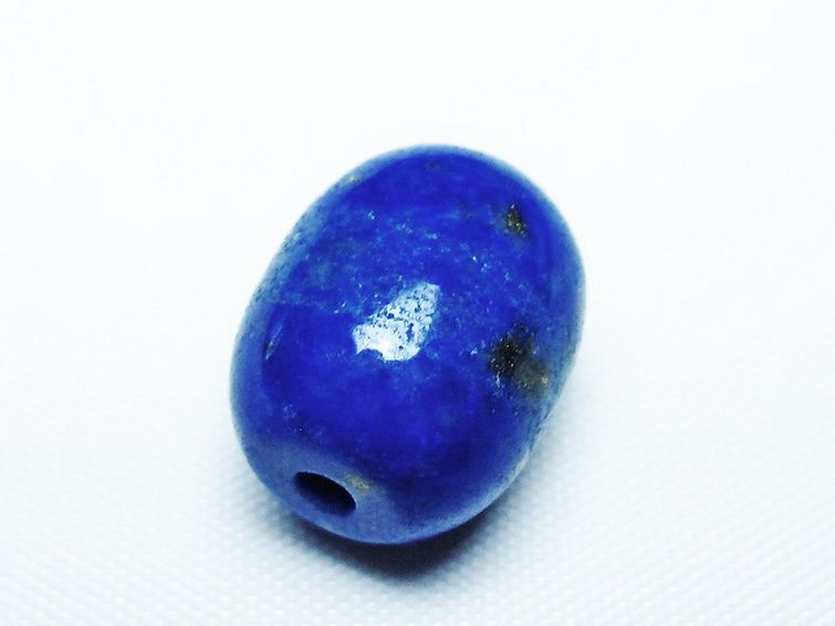 ラピスラズリ バレル型 ビーズ [t74-3719] 3枚目