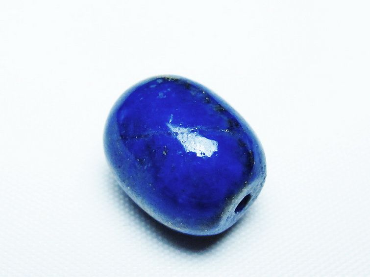 ラピスラズリ バレル型 ビーズ [t74-3722] 3枚目
