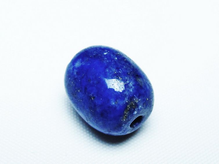 ラピスラズリ バレル型 ビーズ [t74-3724] 3枚目