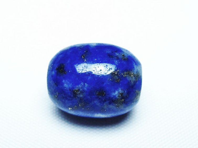 ラピスラズリ バレル型 ビーズ [t74-3749] 2枚目