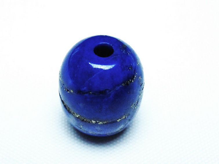 ラピスラズリ バレル型 ビーズ [t74-3756] 1枚目