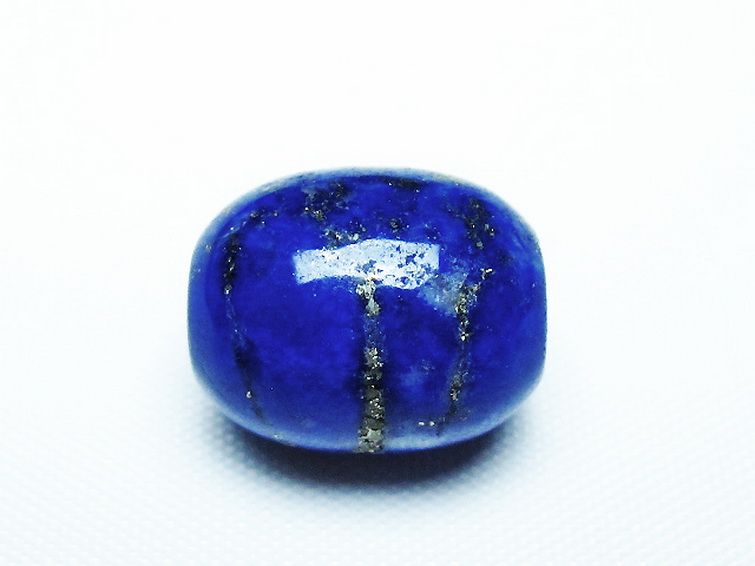 ラピスラズリ バレル型 ビーズ [t74-3756] 2枚目