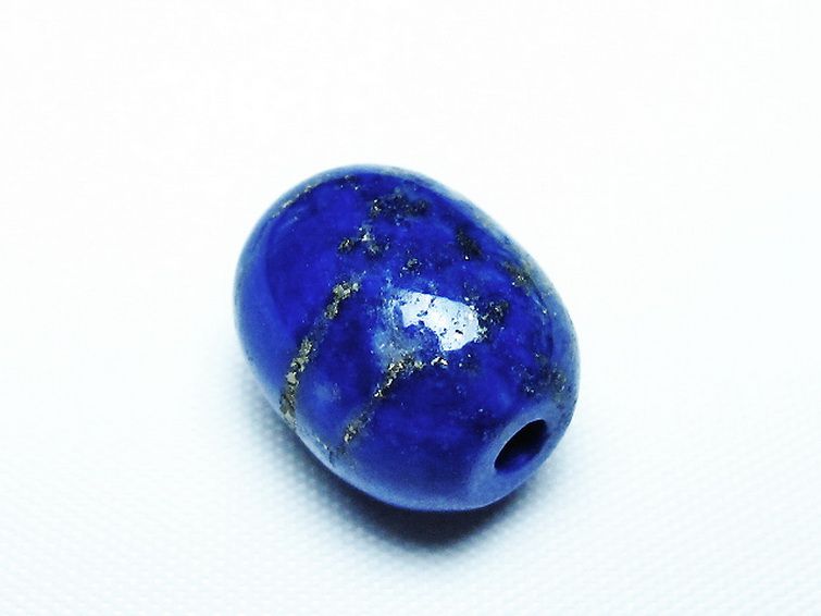 ラピスラズリ バレル型 ビーズ [t74-3756] 3枚目