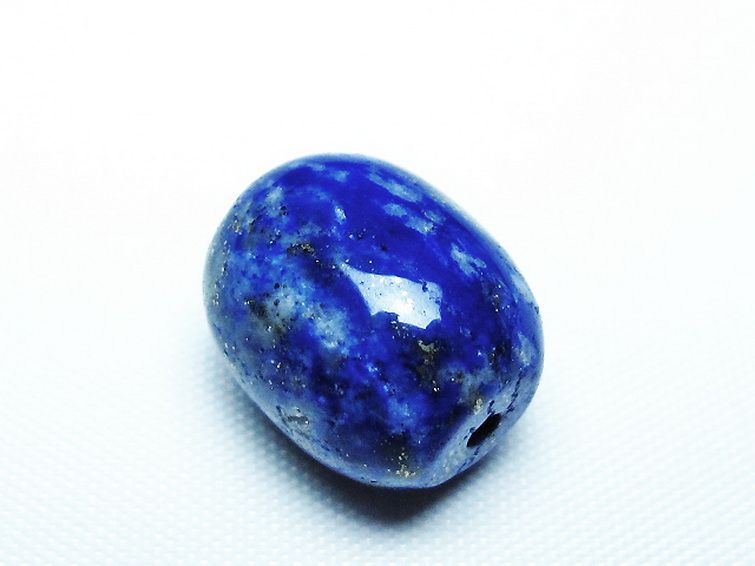 ラピスラズリ バレル型 ビーズ [t74-3758] 3枚目