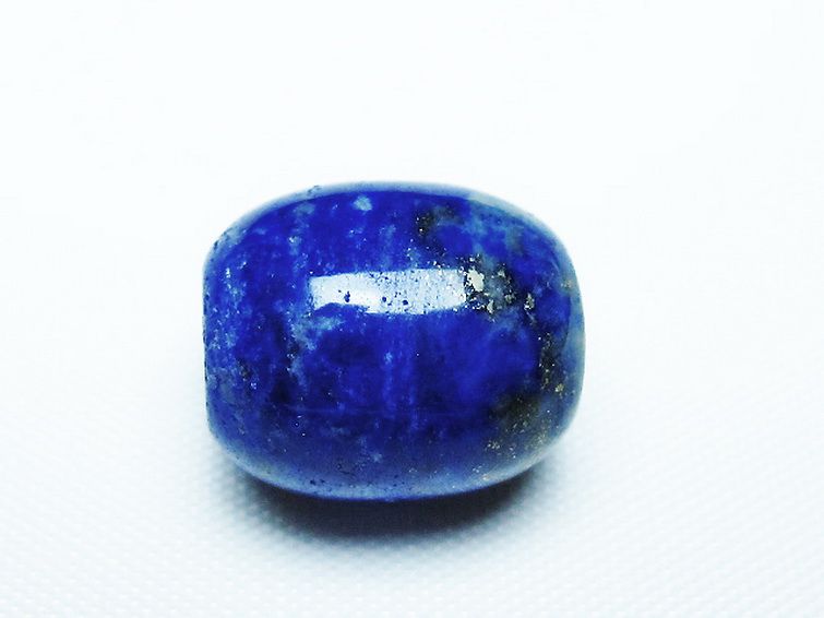 ラピスラズリ バレル型 ビーズ [t74-3760] 2枚目