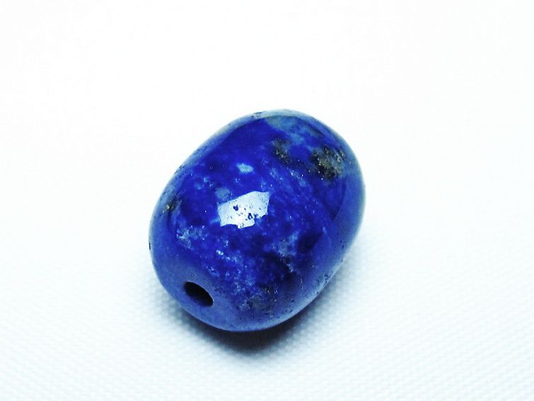 ラピスラズリ バレル型 ビーズ [t74-3760] 3枚目