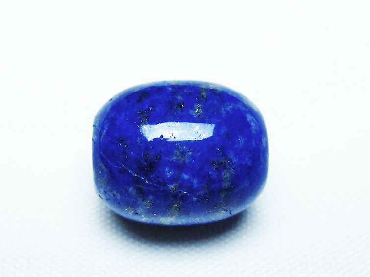 ラピスラズリ バレル型 ビーズ [t74-3763] 2枚目