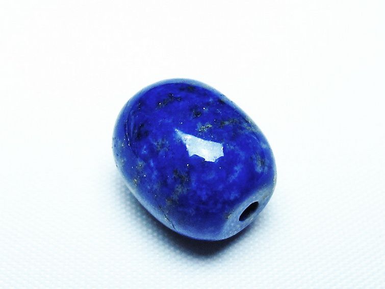 ラピスラズリ バレル型 ビーズ [t74-3763] 3枚目