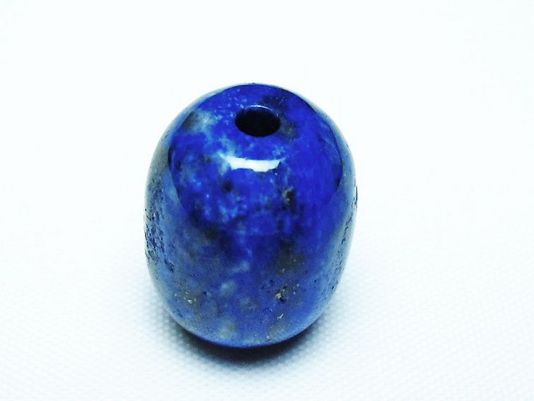 ラピスラズリ バレル型 ビーズ [t74-3797] 1枚目