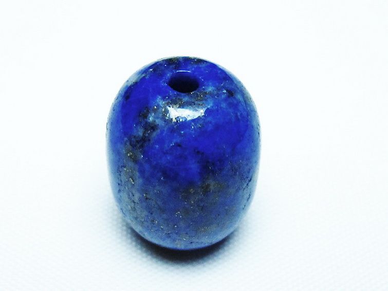 ラピスラズリ バレル型 ビーズ [t74-3802] 1枚目