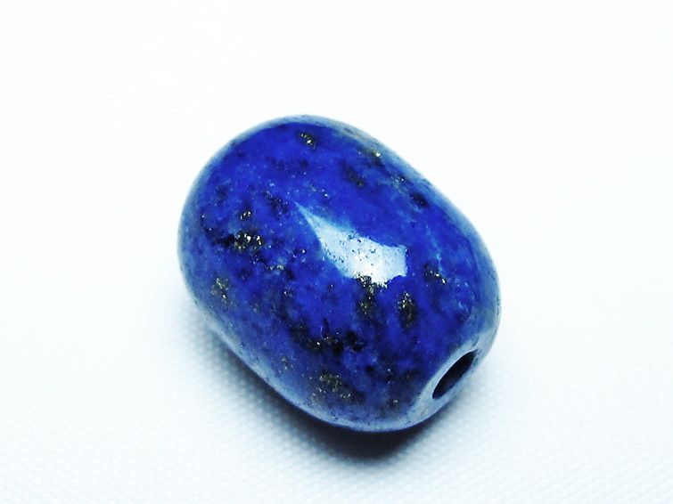 ラピスラズリ バレル型 ビーズ [t74-3807] 3枚目