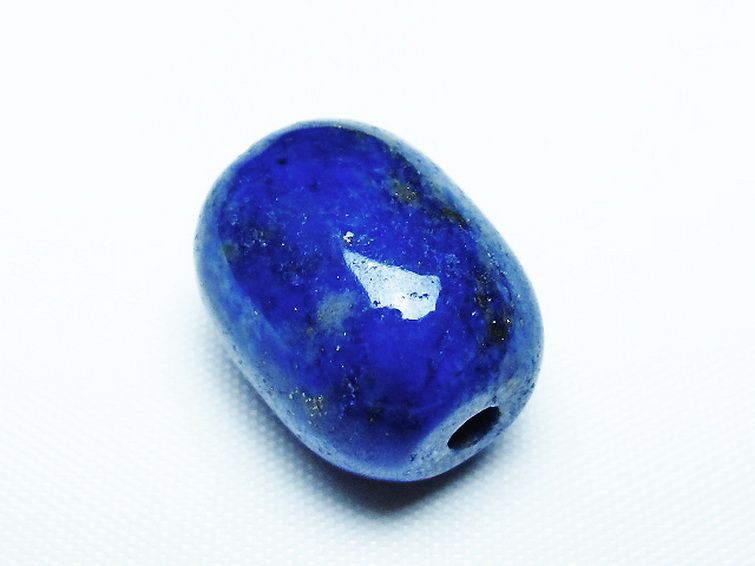 ラピスラズリ バレル型 ビーズ [t74-3810] 3枚目