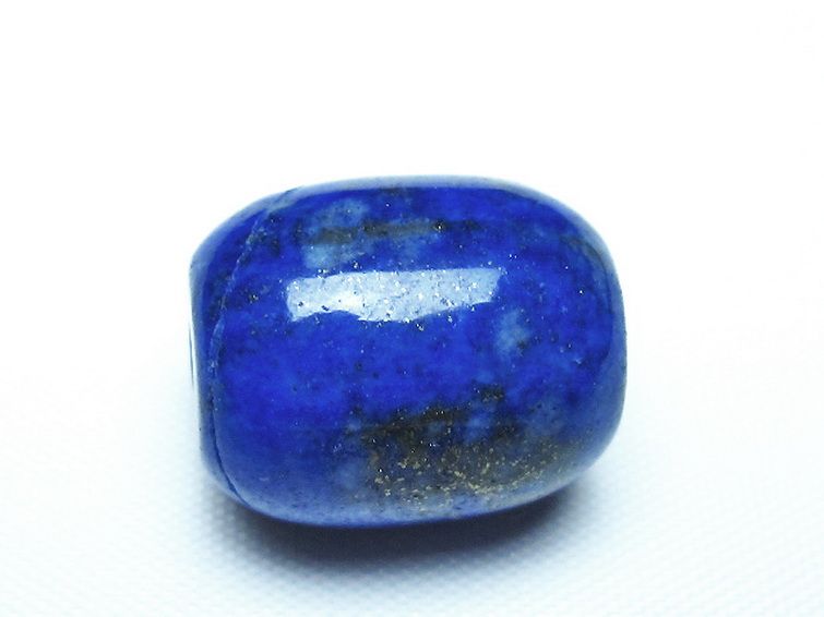 ラピスラズリ バレル型 ビーズ [t74-3817] 2枚目